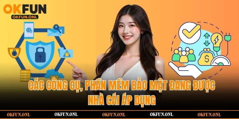 Các công cụ, phần mềm bảo mật đang được nhà cái áp dụng